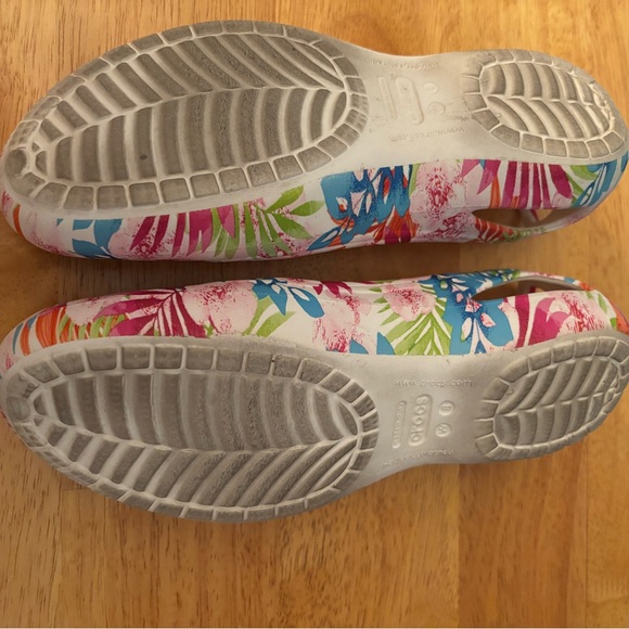 Crocs Kadee Flats in Tropical Floral and White - Picture 7 of 7